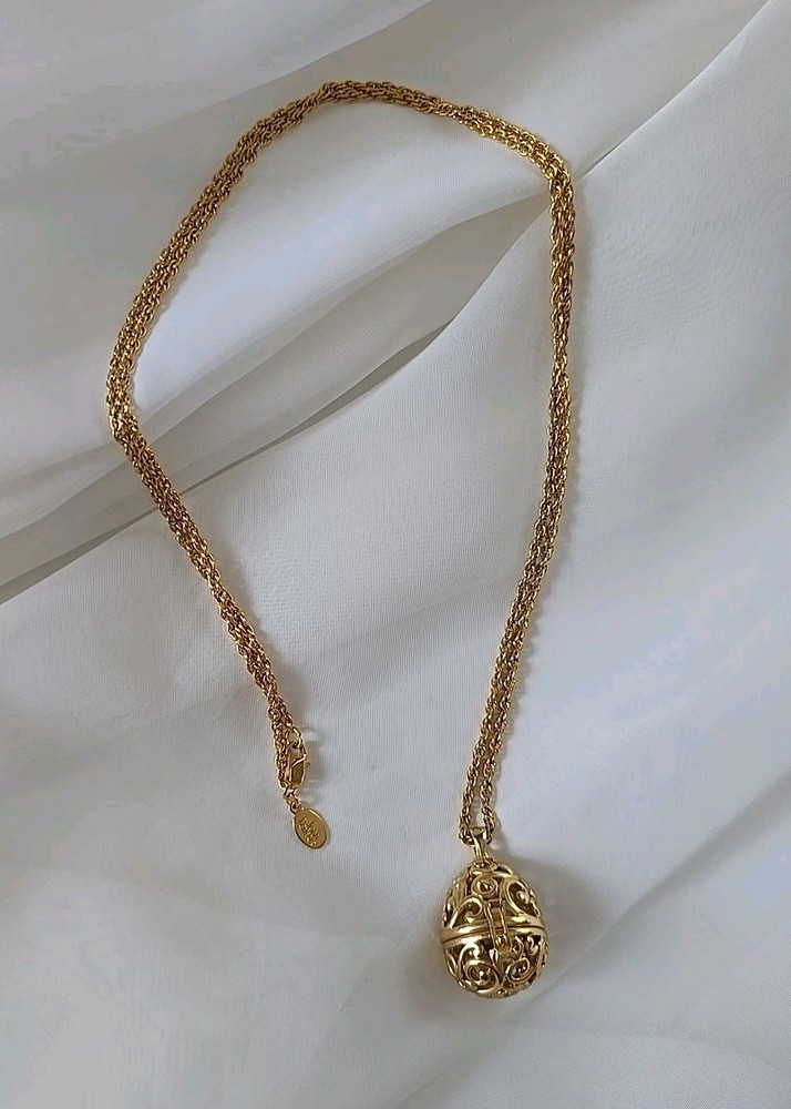 Joan Rivers Filigree Egg Cage Pendant Without Interchangeable Eggs