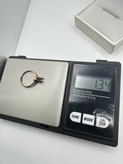 Antique Victorian Gold Shell Claw Prong Setting Ring SZ6.75 Repair No Stone Read