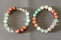 Pair Of Vintage Free Size Beaded Bracelets, Free Size