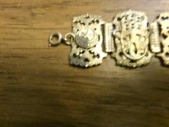 Vintage Women’s Souvenir Bracelet Morocco Hamsa Hand Elephant Link Bracelet