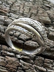 Sif Jakob Sterling Silver Ring Danish Vintage Estate 195