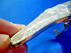ORIGINAL Rene LALIQUE Art Deco DEUX FAISANS BROOCH Two Pheasants 1920s Nouveau
