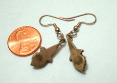 Vtg Mismatched Asymmetrical Sterling Silver Amethyst Pearl Dangle Drop Earrings