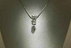 9MM DELUZE VINTAGE HEAVY SOLID CORE 925 SILVER HAWAIIAN TIKI SMALL PENDANT ~8gr