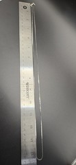 VTG Monet Silver-tone Flat Chain Necklace 28” Inches