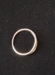925 Sterling Silver Vintage Ornate Ring Size 9.75 Filigree Lace