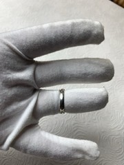 Vintage 925 Sterling Silver Black Stone Ring Size 7 Scroll Design