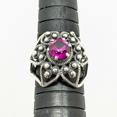 Vintage Elegant Soviet RING Silver⭐875 stamp Star USSR-size: 6.25US (17mm)| UA#4