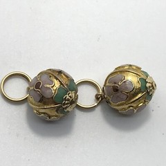 Vintage Interchangable Cloisonne Charms for Hoop Earrings *style choice
