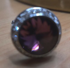 Pair Of Cufflinks – New No Brand Name On Cufflinks Purple Stone