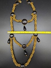YSL Vintage Yves Saint Laurent Rive Gauche statement necklace