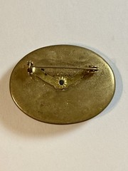UNIQUE VINTAGE ARTISAN MOONSTONE BROOCH