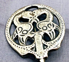 Vtg DAVID – ANDERSEN Saga Series Viking Sterling Key Brooch -Design from 900 AD