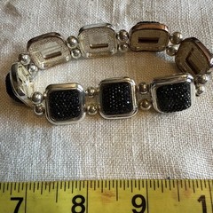 Vintage Lot 5 Necklace 2 Bracelet Metal, Glass, Stone, Plastic Beaded Jewelry