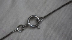Vintage Sterling Silver 925 Necklace Box Chain 18″ Petite Subtle