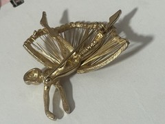 Natacha Brooks Ballerina Brooch – signed – Rare Variation – Anna Pavlova