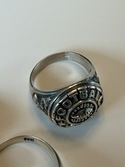 VTG 925 Sterling Silver Football Championship Sports Ring Choose Sz: 10, 11, 13