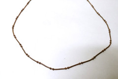 VINTAGE AMARO NECKLACE GOLD COLOR ADJUSTABLE CHAIN LOBSTER CLASP