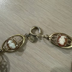 Vintage AMCO Cameo Filigree 1/20 14k Gold Filled Bracelet 7”