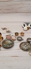14 Pairs Of Vintage Earrings Coro, Monet, Trifari Japan. Screwback, Clip On,…