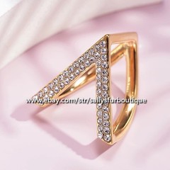 Sally’s Quality 100% Copper Scarf Ring V Style Buckles Brooch For Silk Scarves