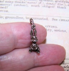WALT DISNEY PRODUCTIONS Sterling Silver Charm – Thumper the Rabbit