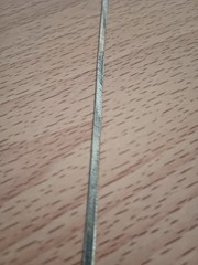 Vtg 925 Italy Sterling Silver Herringbone Chain 2.5 mm Bracelet 7 1/8 inches