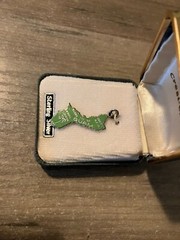 Vintage Sterling Silver Pendant Andersen AFB Guam, 605th MASS Military