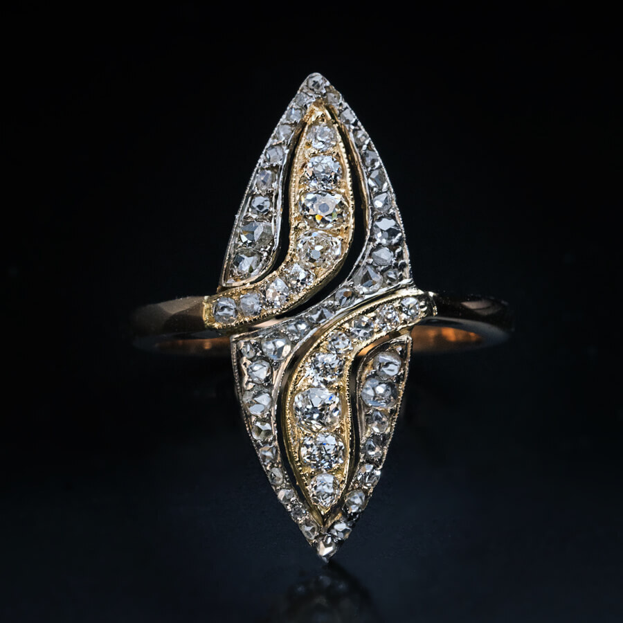 Antique Marquise Shape Diamond Ring Ref: 948664