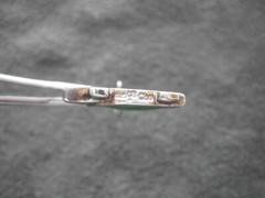 Jez (Jezlaine) Tortoise Vintage Sterling Silver Bracelet Charm Pendant 2.4g