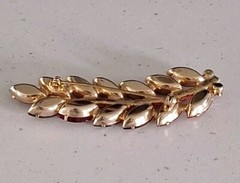 DeLizza & Elster Juliana Brooch Bold Statement Piece 3” Long Big Crystals