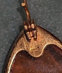 Vintage Russian USSR Baltic Amber Ant/Insect/Bug/Spider – Gold Vermeil