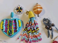 Miscellaneous Vintage Small/Mini Craft Jewelry Lot-Unique Items Charms