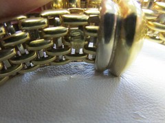 Stunning Italian Flex Bangle Bracelet 18k Gold 77.8 Grams One Size fits all
