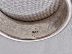 VINTAGE STAMPED 925 STERLING SILVER MEIN’S SPINNER BAND RING SIZE 12.75 9 MM
