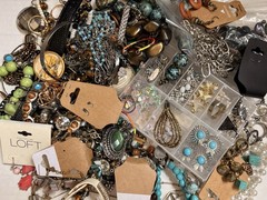 Bulk Mixed Jewelry Lot – Wearable, Craft, Resell, Junk – Vintage to Modern