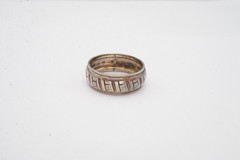 Vintage Sterling Silver 925 Ring Size 7.75 Textured