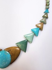 Unique Turquoise Beaded Necklace Desert Rose Trading DTR Jay King
