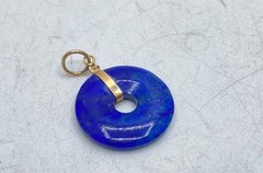 Vintage Gold Filled 3pc Jewelry Lot Lapis Lazuli Sophia Brooch AB Flower Earring