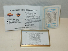 Vintage 1950-60’s 14K Gold Filled Heart Screw Back Post Earrings by Marathon Co.