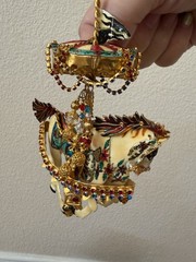 Lunch At The Ritz (LATR) Vintage Carousel Horse Set Brooch/Pendant Earrings