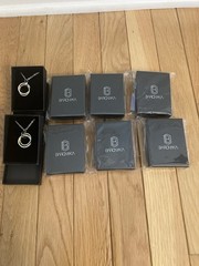 Lot of 12 Baronyka Jewelry Necklaces and Bracelets NIB Silver Gold Set