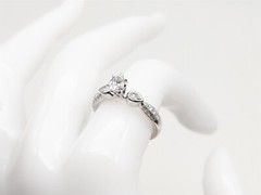 Designer $5000 1.50ct OVAL PEAR CUT Natural Diamond 18k White Gold Wedding Ring