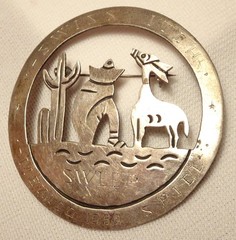 Tlaquepaque Jal Sterling Silver Pin Swiss Itch Sweep Mexico 1969 Spiel