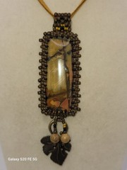 Vintage Mixed Stone Material Curated Jewelry Lot Picasso Jasper Bronze Copper A+