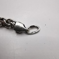 Vintage Beautiful Jewelry Chain Necklece,925 Sterling Silver,Signed , 25,39g