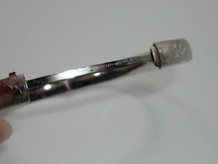 VINTAGE MARATHON “Princess Mara” STERLING SILVER HINGED BANGLE BRACELET IN O.B.!