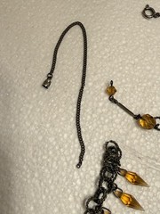 Art Deco Neclaces Gothic Glass Chech 1920s 1930s Jewelry Lot Chokers Earrings