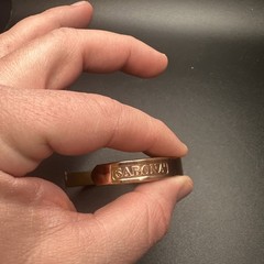 Southern Region BSA Boy Scouts VTG Sabona Of London Copper Cuff Bracelet