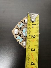 VTG 1968 Sarah Coventry Remembrance Signed Gold Tone Brooch Pin J10 EUC
